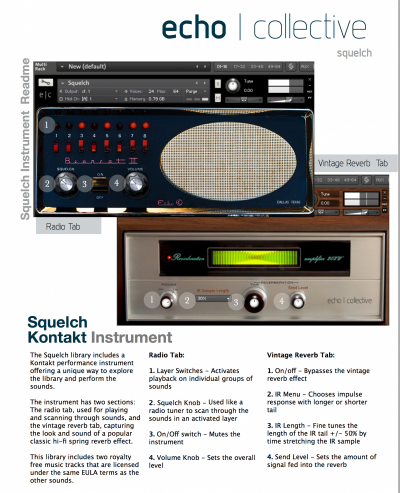 Included - Squelch Kontakt radio instrument